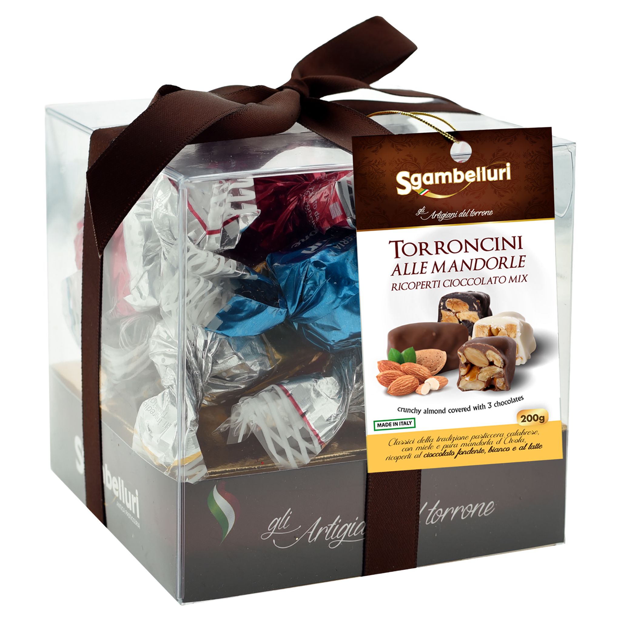 Sgambelluri, Croccanti alle Mandorle mix, Cubo