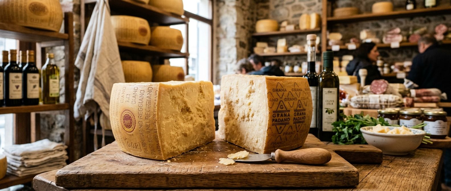 Parmigiano Reggiano vs. Grana Padano – qual è la differenza?