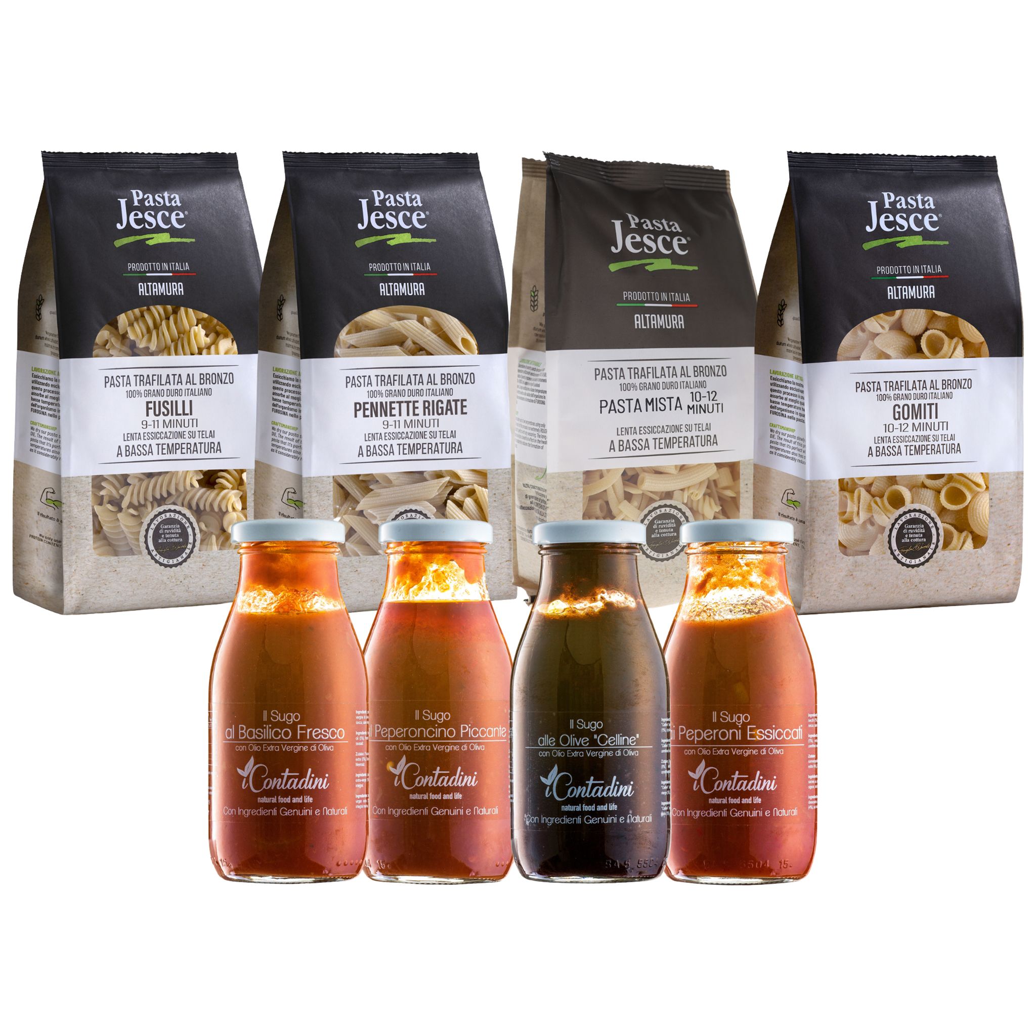 Apulien-Set: I Contadini Sugo & Pasta Jesce